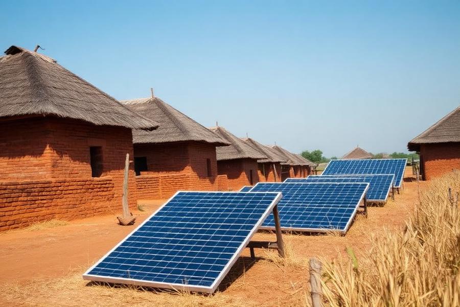 Solar reaching villages in the Central Region